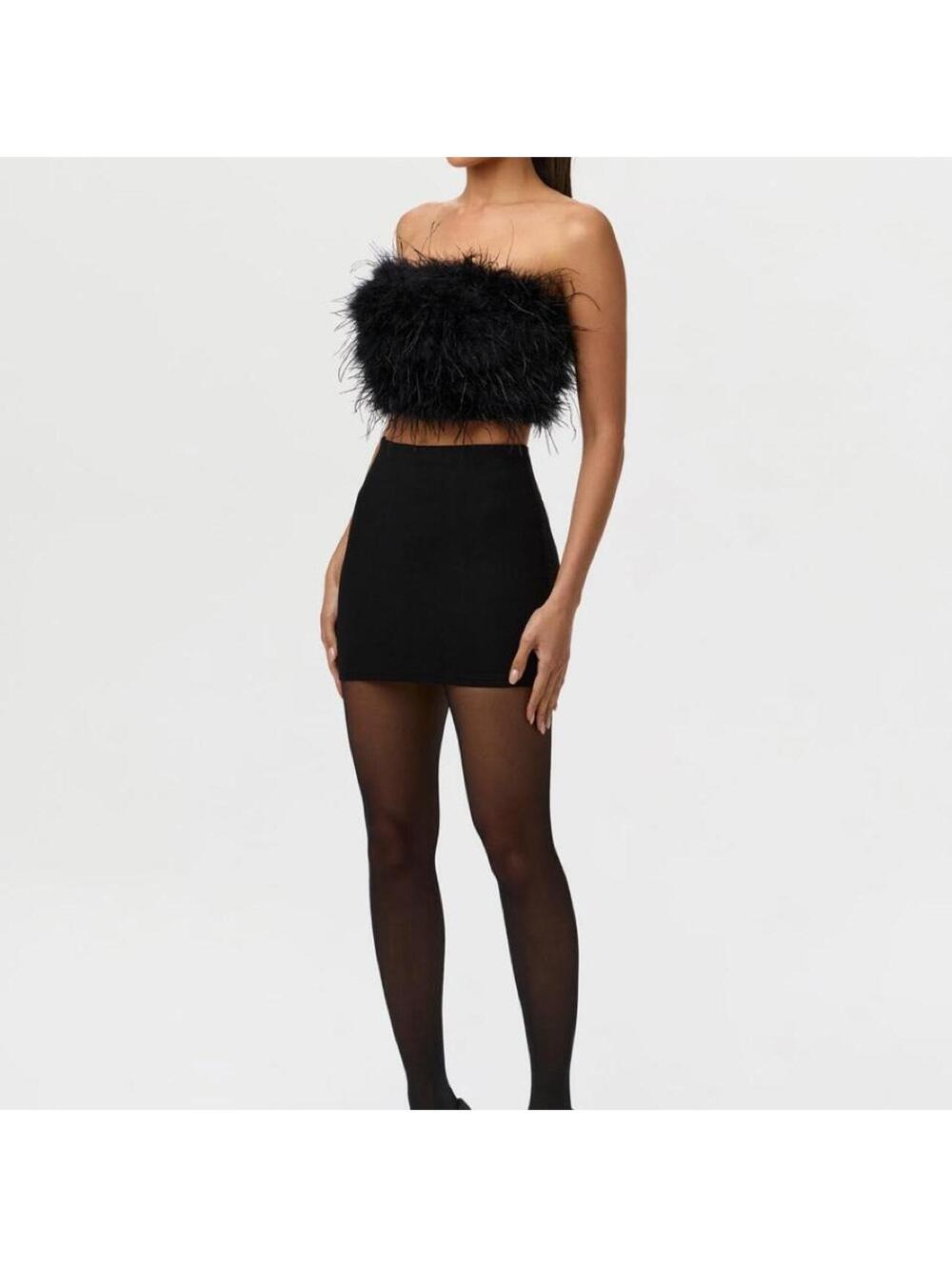 Naked wardrobe RUFFLE MY FEATHERS TUBE TOP